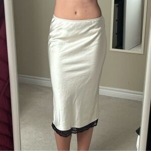 Urban Outfitters Motel Satin Midi Skirt